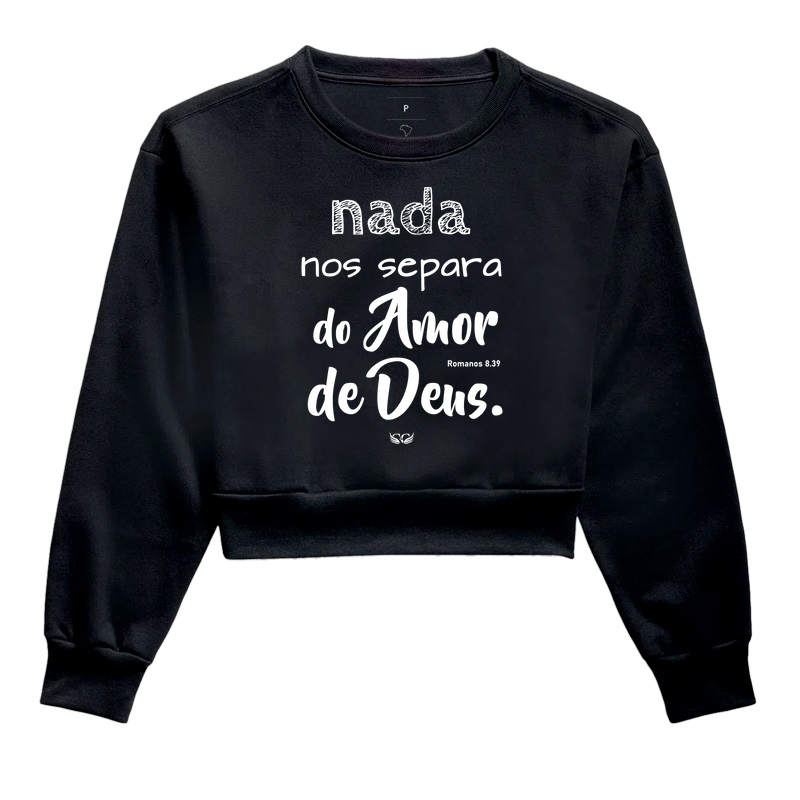 Camiseta Personalizada Nada nos separa do Amor de Deus Rm 8.39