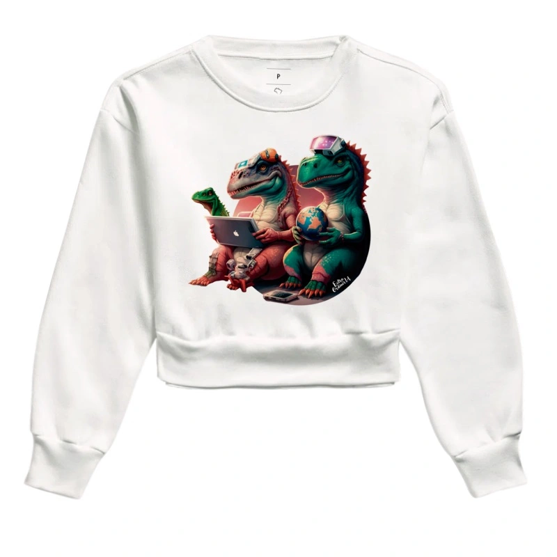 Cropped Casal Dino Tech