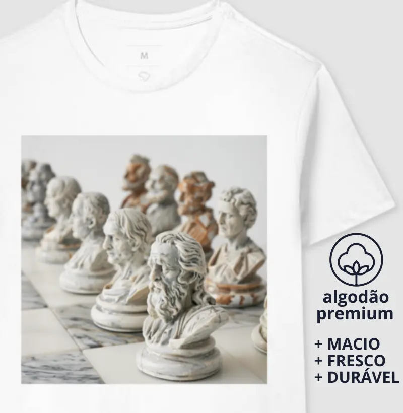 Camiseta Xadrez Filosófico