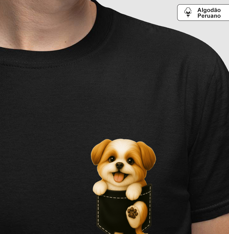 Pocket Black Shih Tzu 