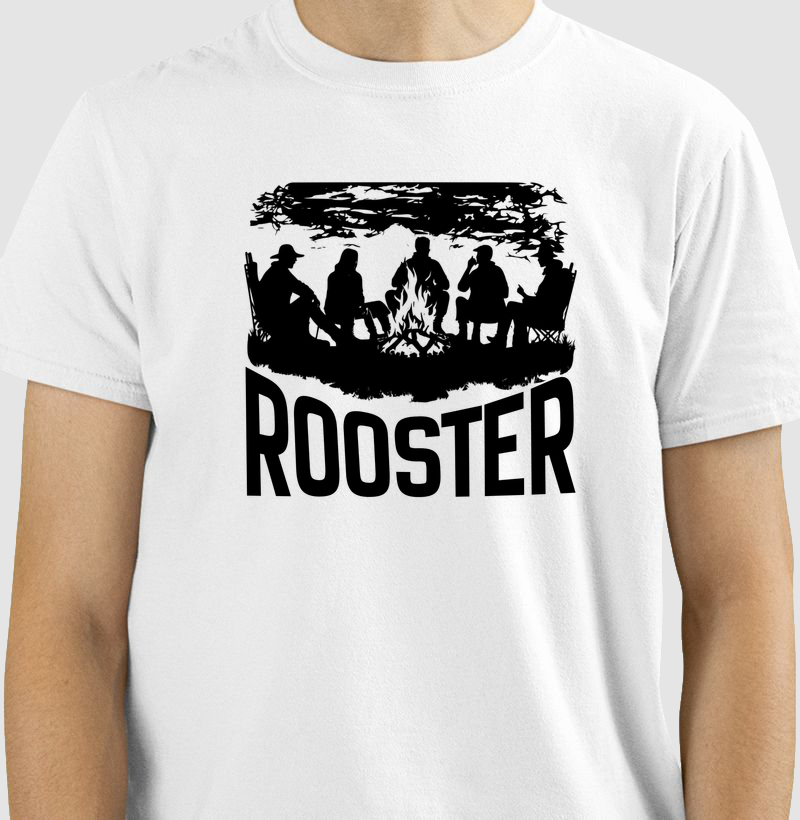 camiseta fogueira rooster