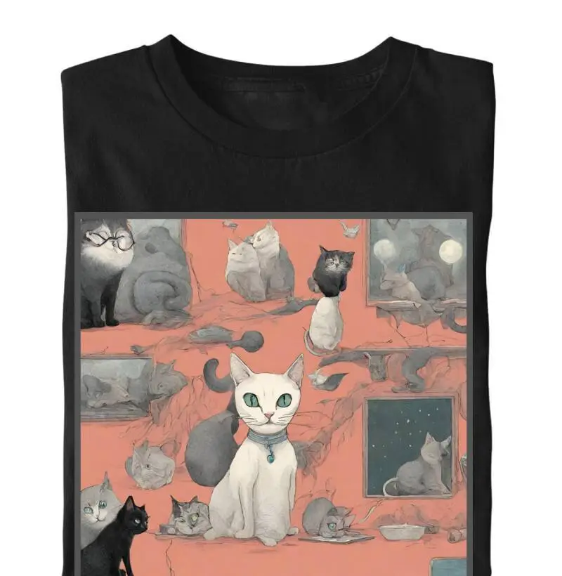 Camiseta Reserva Ink - Gato Sulrealista