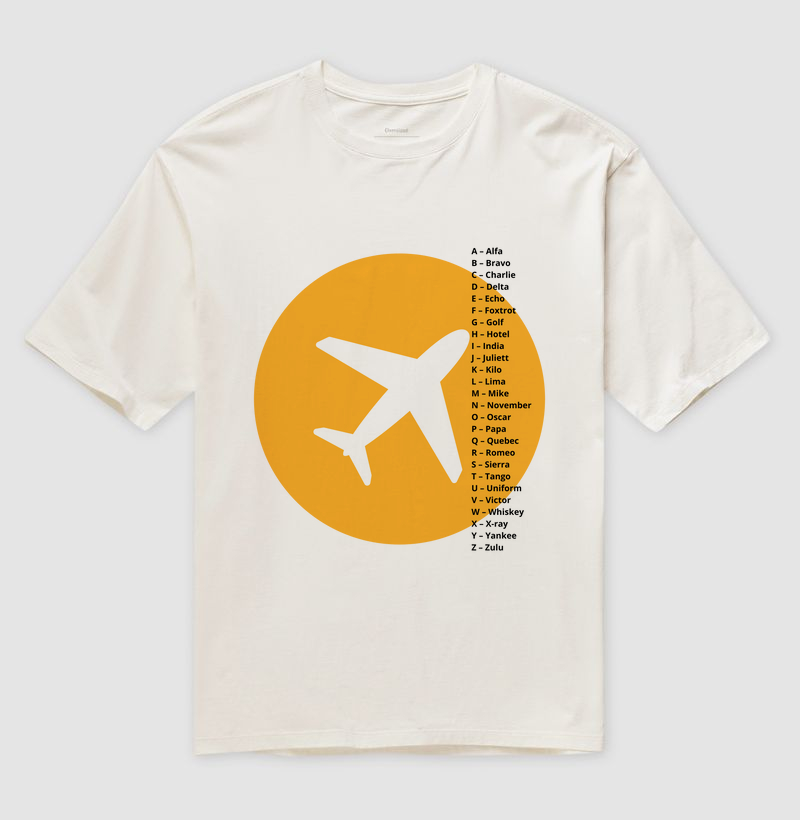 Camiseta Alfabeto Fonético