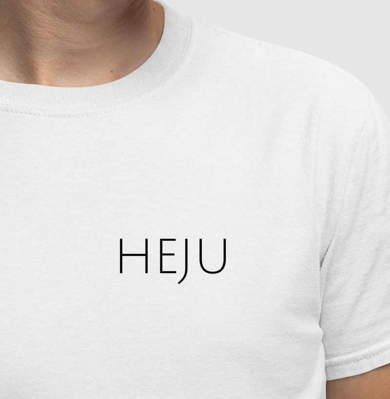 Camiseta minimalista heju