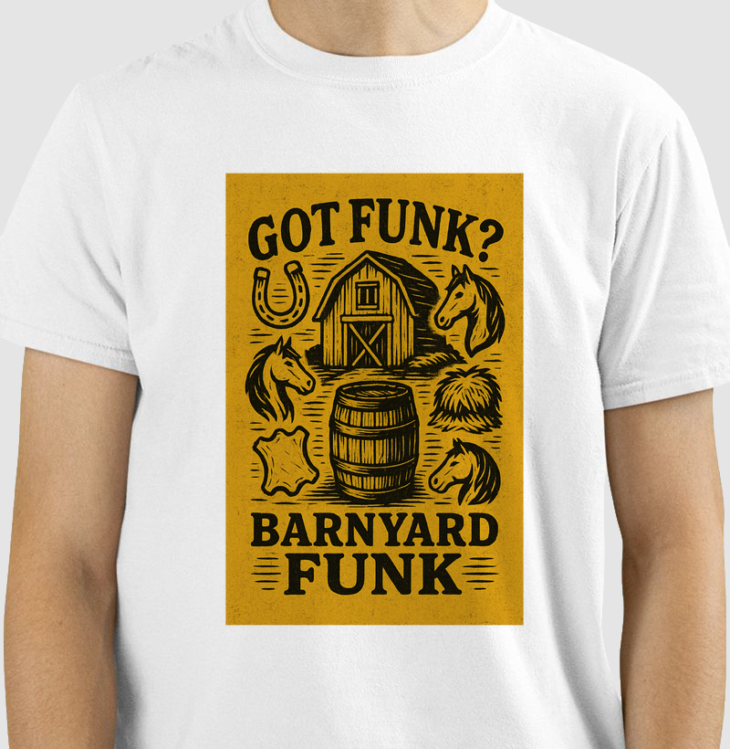 Camiseta Got Funk – Barnyard Funk | Estilo Rústico e Cerveja Artesanal