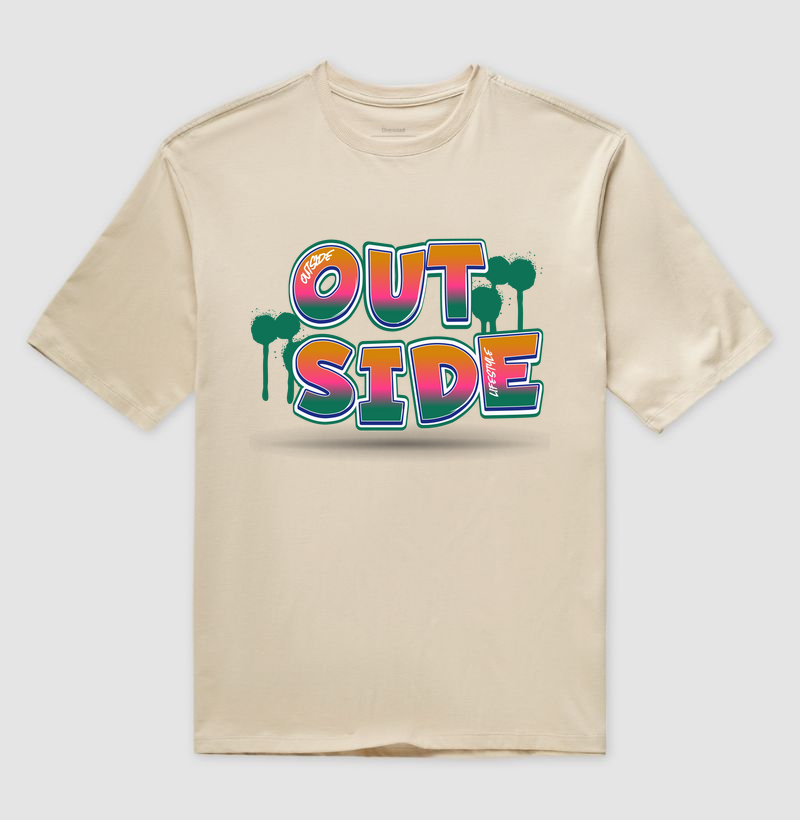 Camiseta Oversized - Outside Grafitti