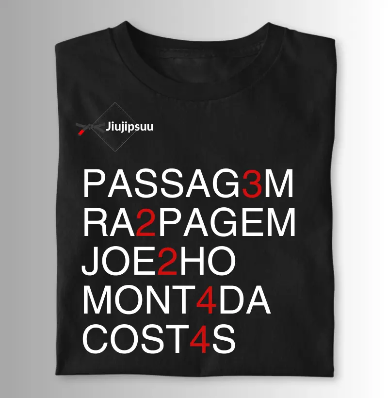 Camisa Jiu Jitsu Frases 