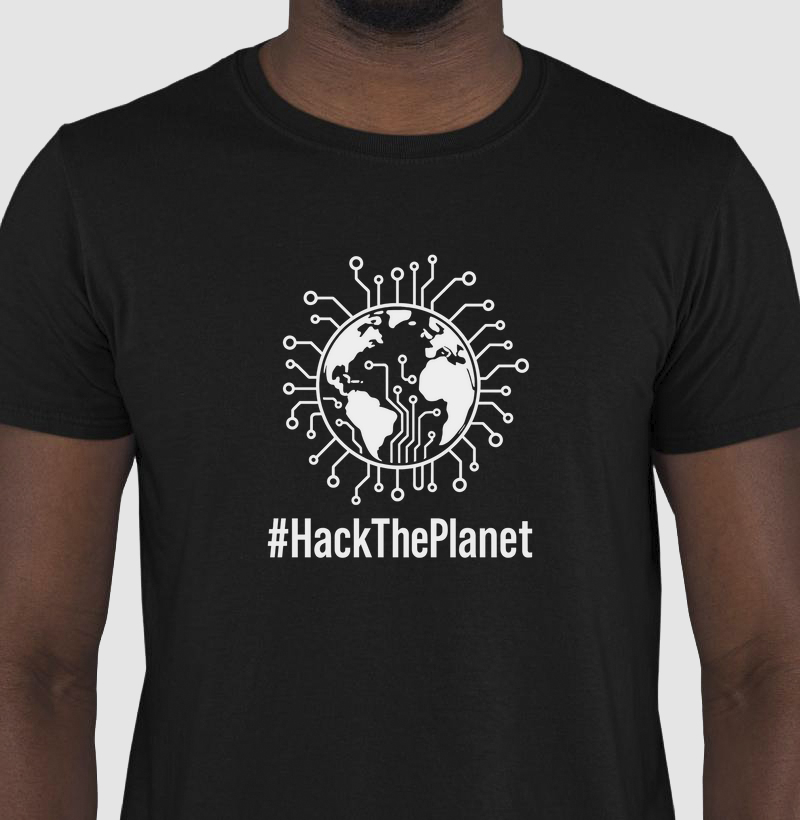 Camiseta HackThePlanet (CYB)