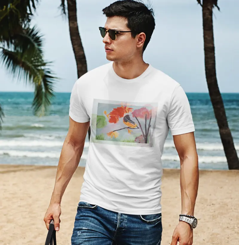 Camiseta Adulto Passáro by Jessye Blue