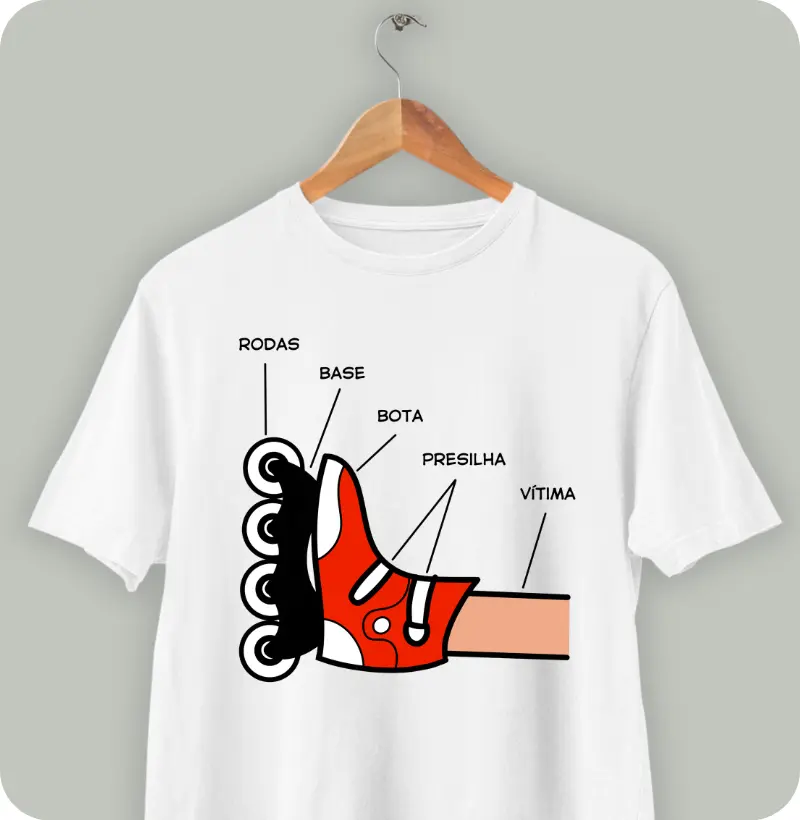 Vítima do Patins Inline