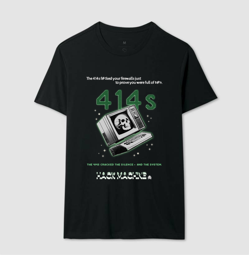 Anos 80 caveira hacker