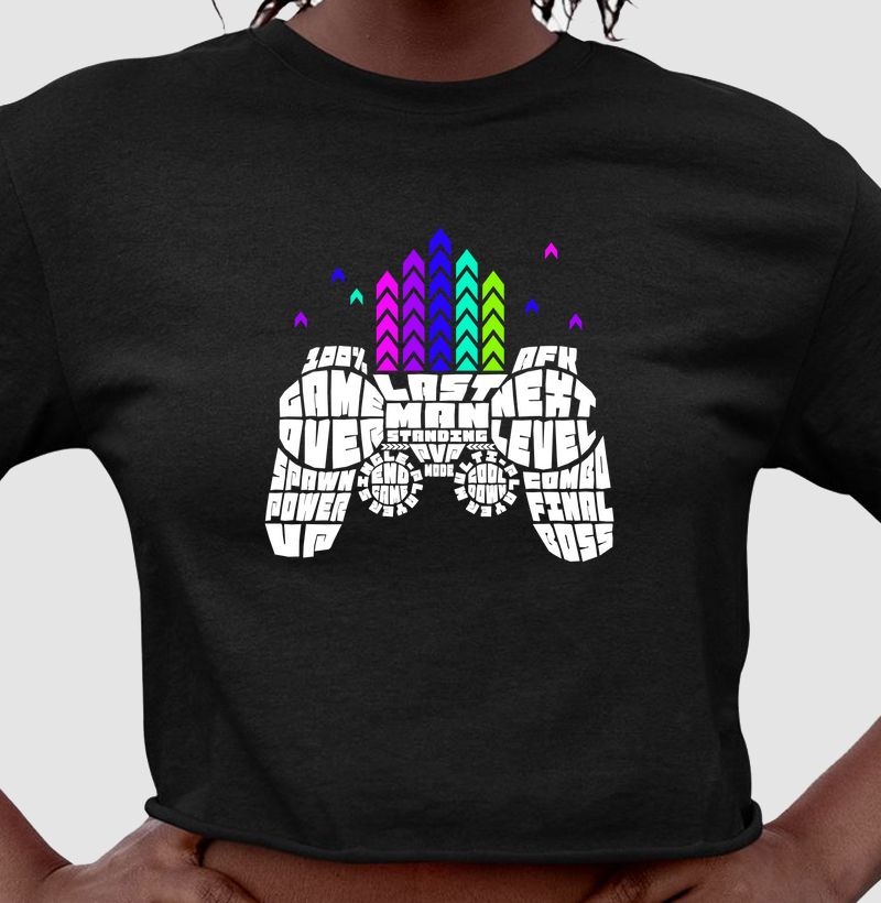 Cropped “Controle Gamer”