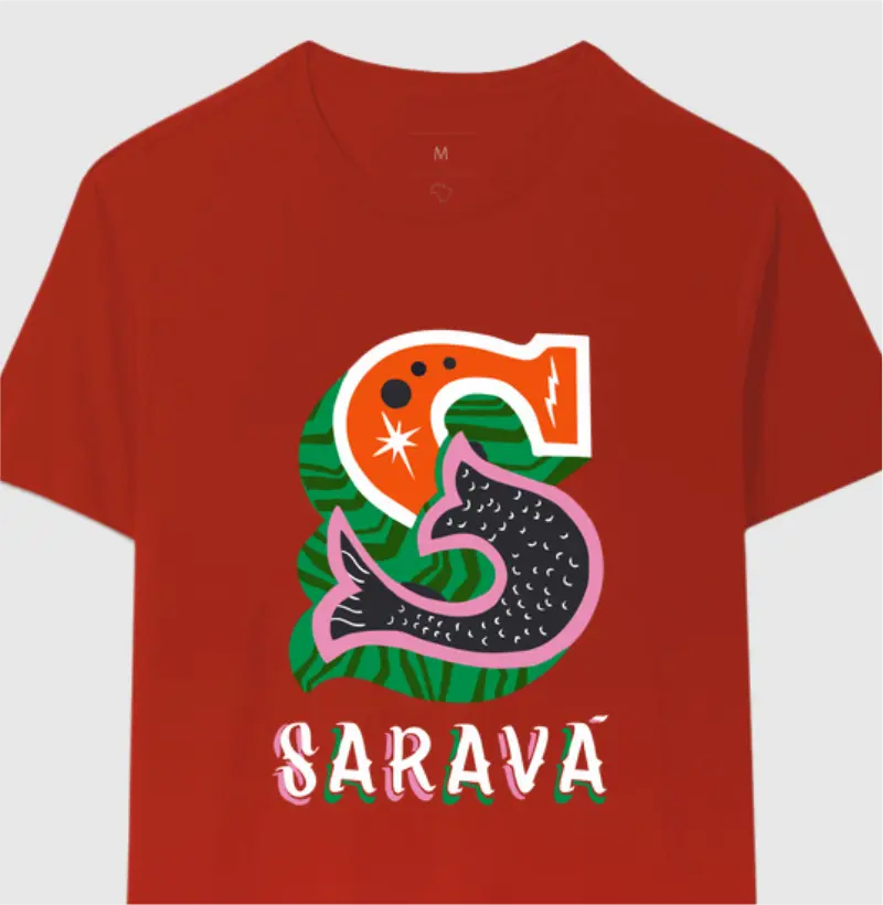 Camiseta Saravá Sereia