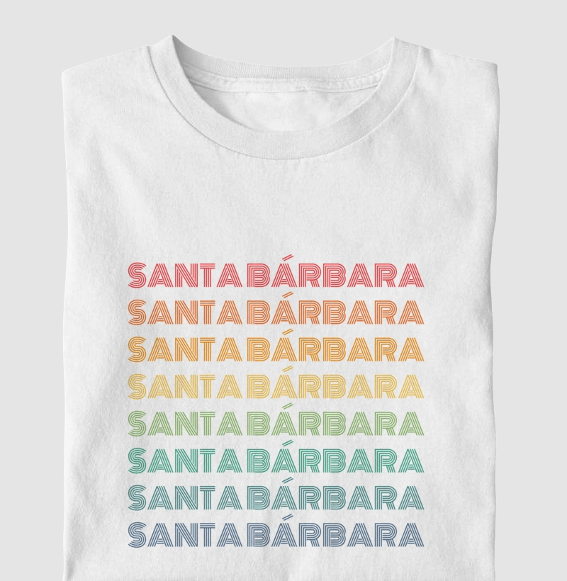 Santa Bárbara Letreiro Retrô
