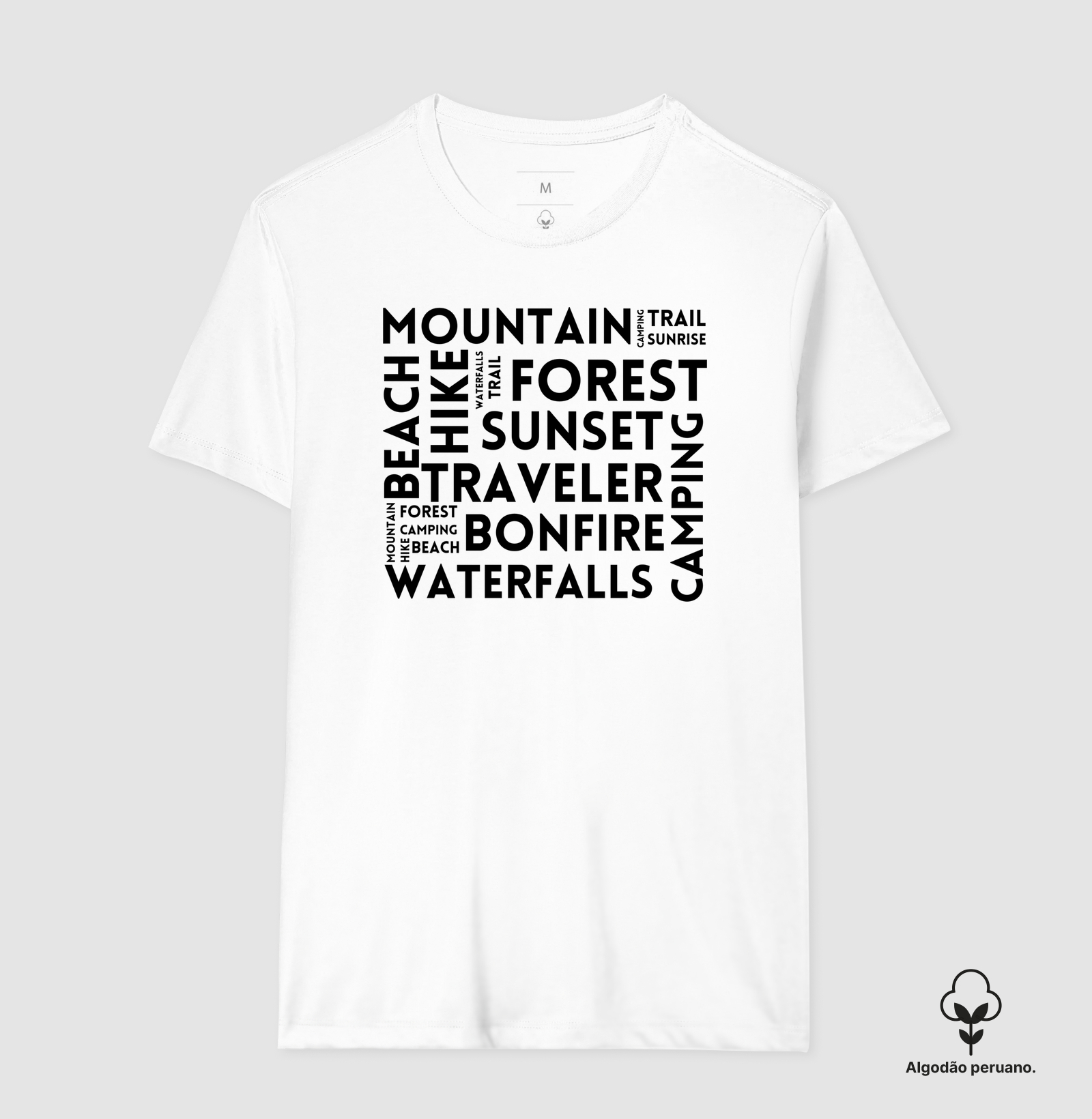 Mountain, hike and trail - tag cloud