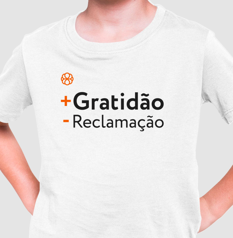 Camiseta Infantil - Gratidão