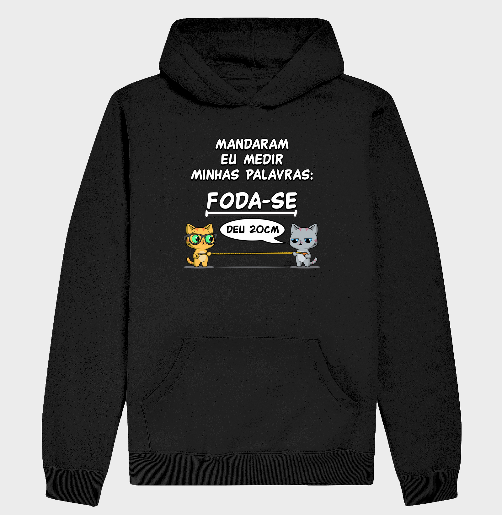 Camiseta Gato Sincero Medir Palavras