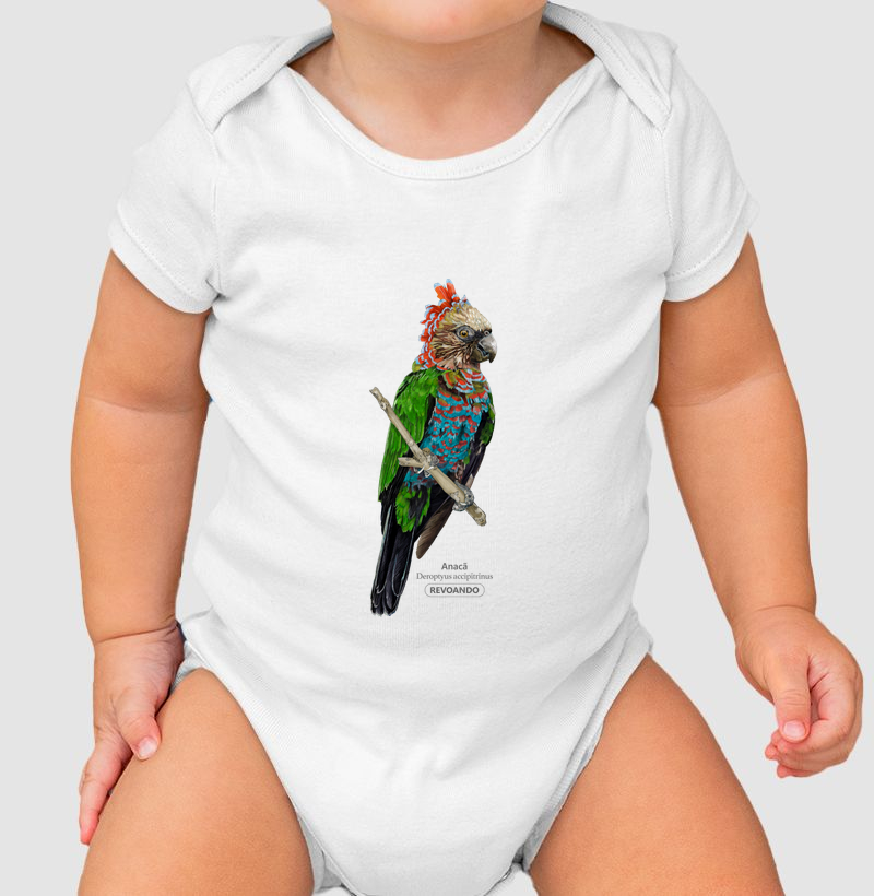 Aves do Brasil  - Anacã - Body Infantil