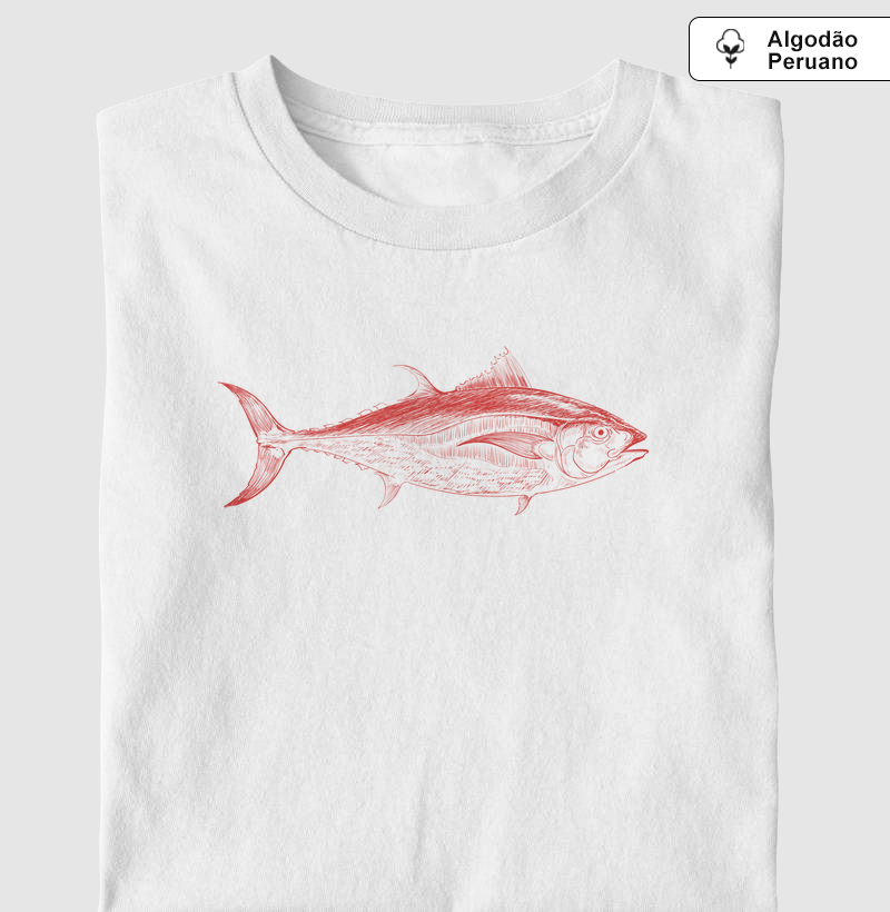 Tuna fish sketch illustration