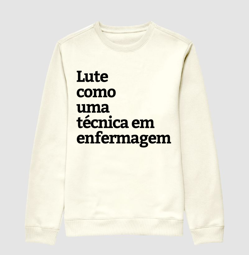 Lute como uma técnica em enfermagem