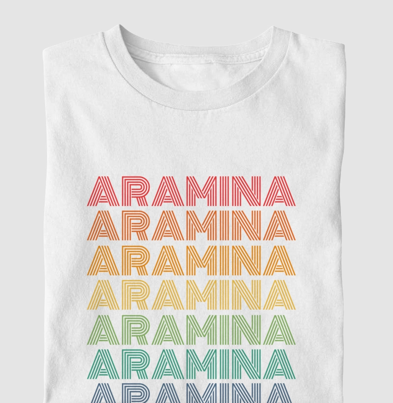 Aramina Letreiro Retrô