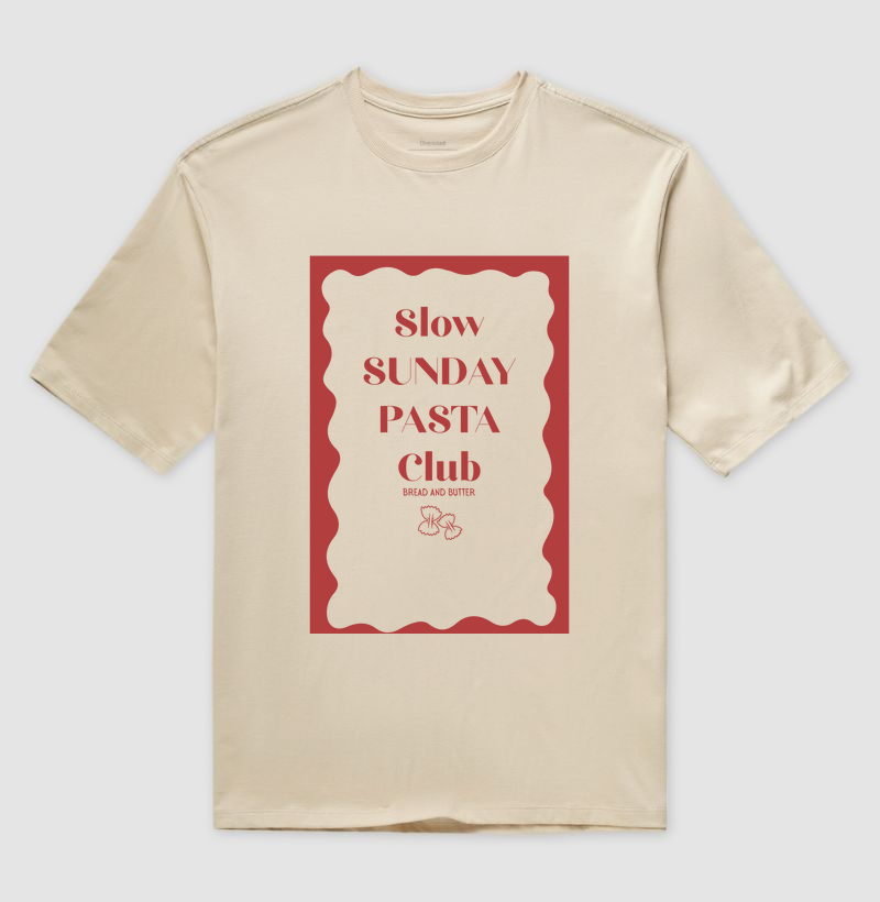 Camiseta Oversized Slow Sunday 