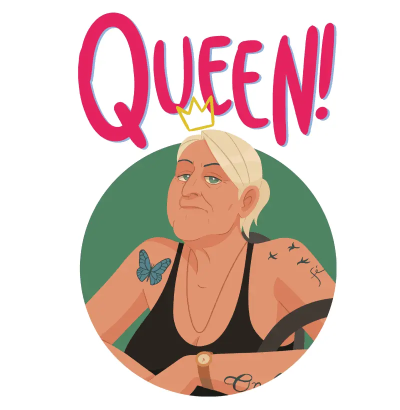 QUEEN - REGINA ROUCA - ALGODÃO PERUANO