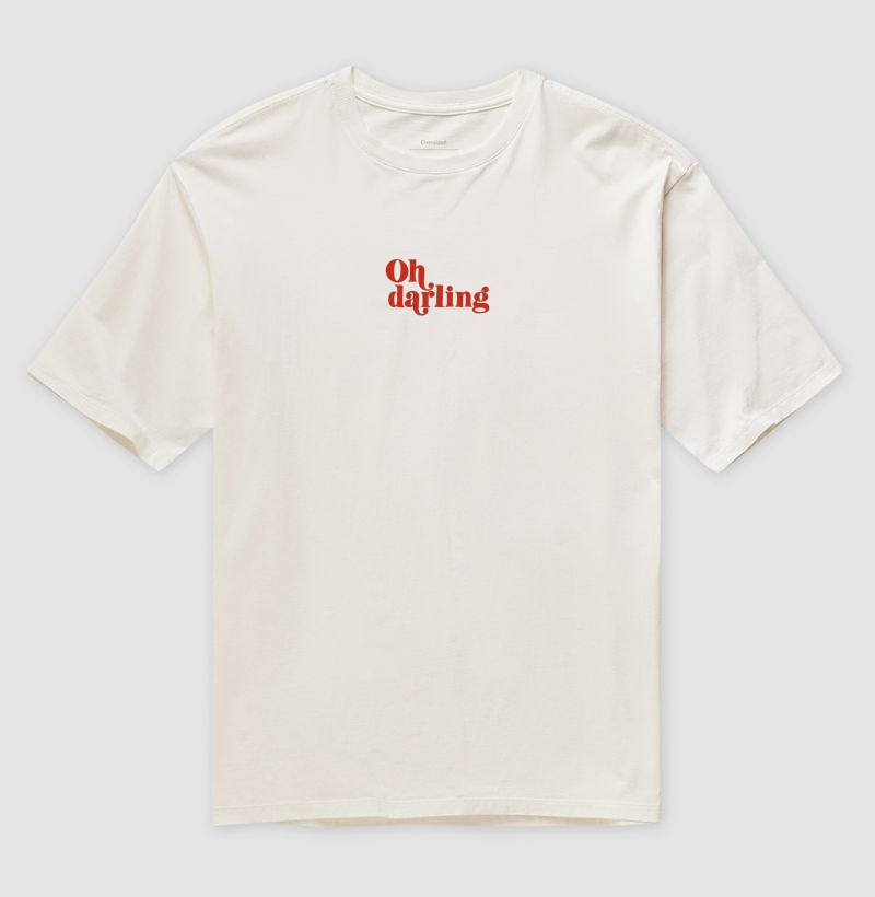 Camiseta Oversized Darling