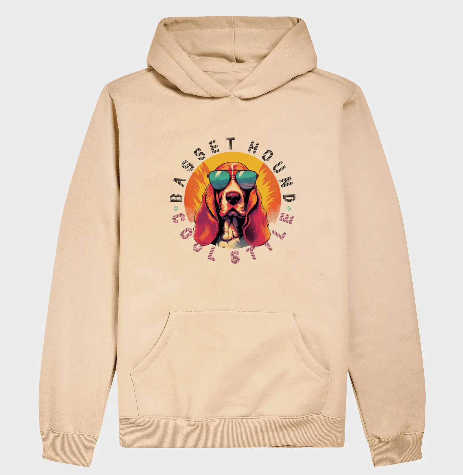 Hoodie Moletom Basset Hound 01