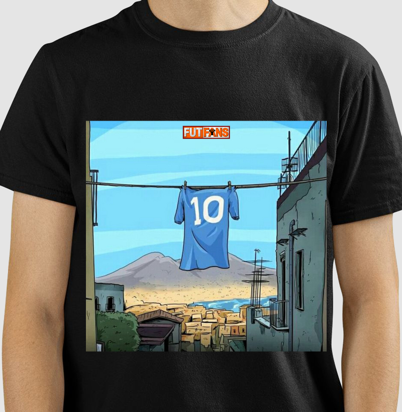 A Lenda de Nápoles: Camiseta Exclusiva com a Camisa 10 de Maradona