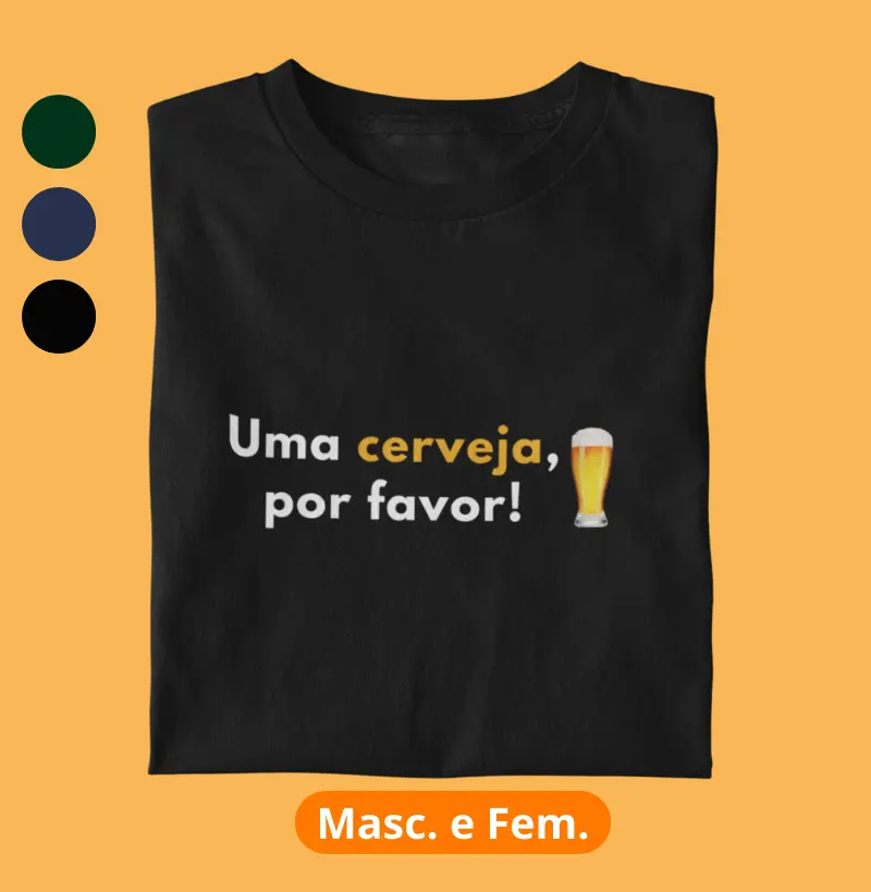 Uma cerveja, por favor!