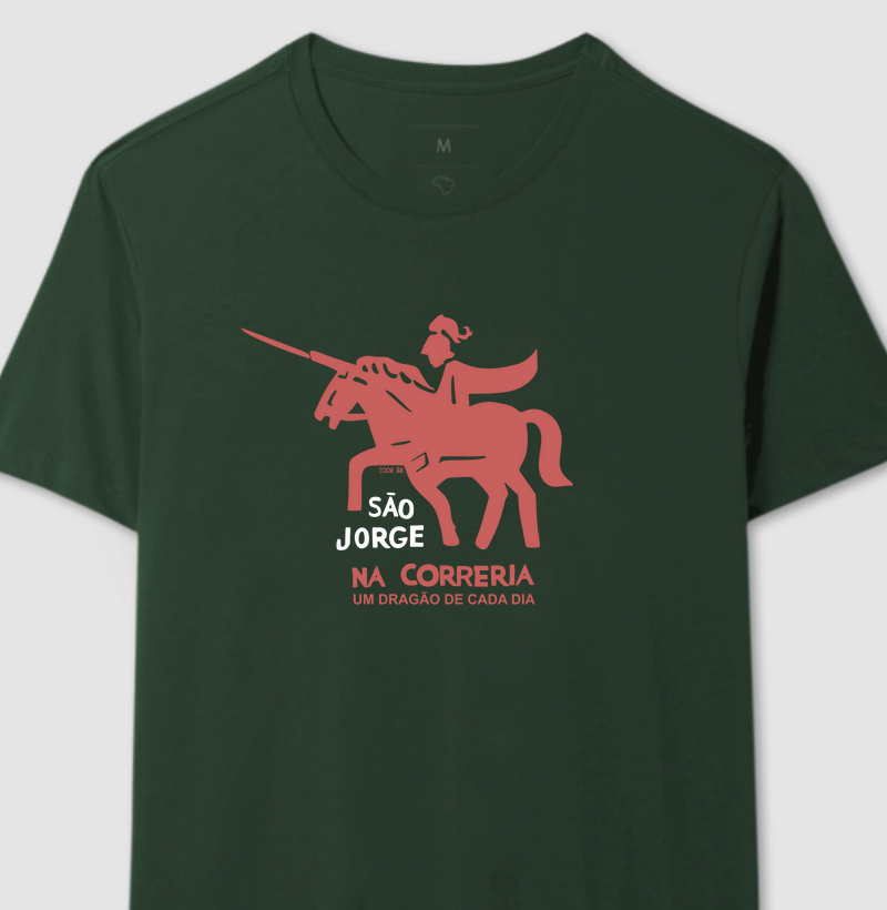 Camiseta São Jorge, um dragão de cada dia