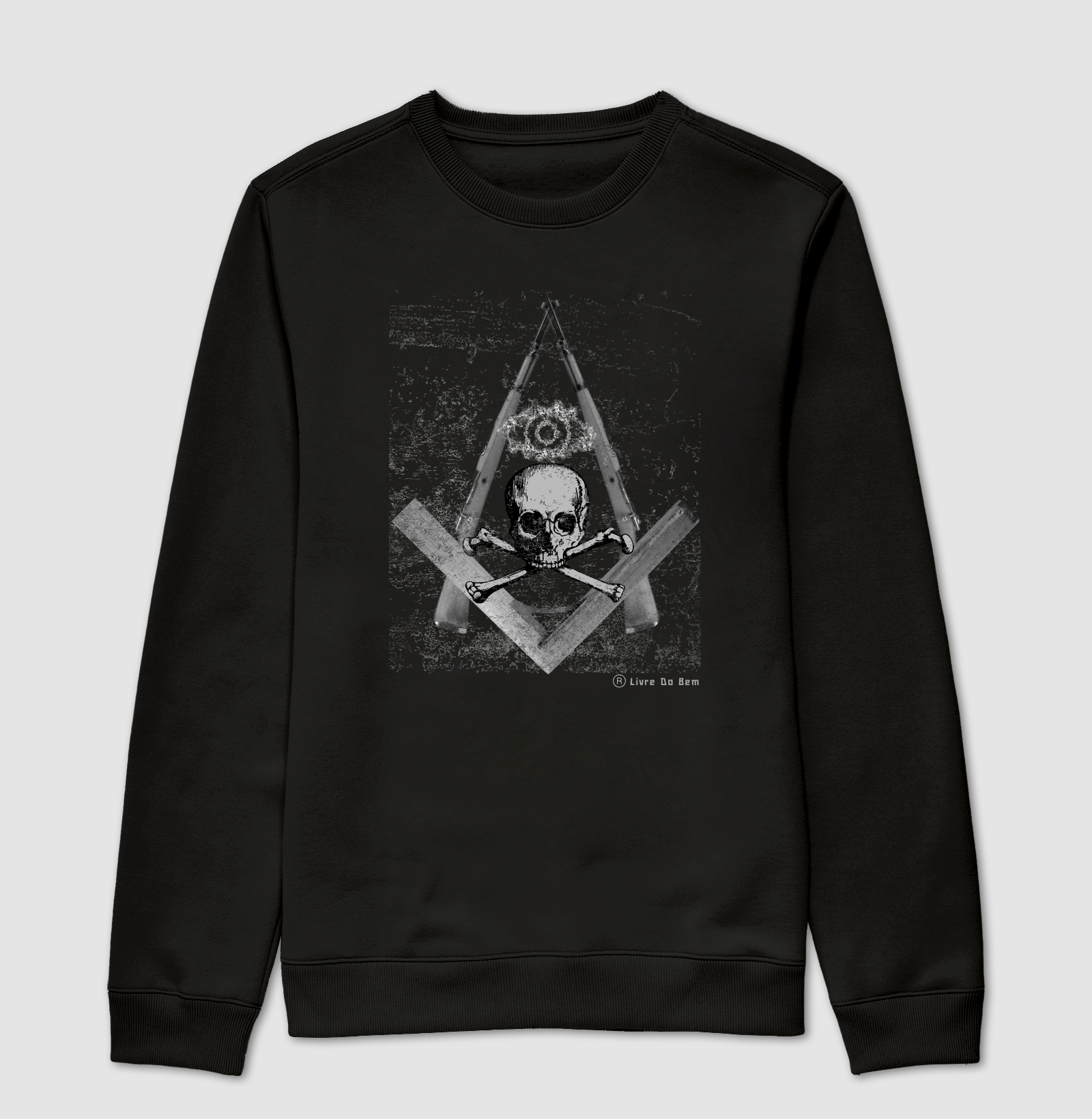 Camiseta maçonaria SKULL GUNS - EC
