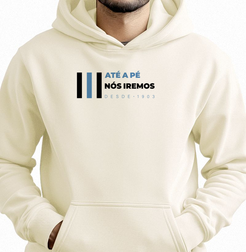 Moletom Canguru Até a Pé nós iremos