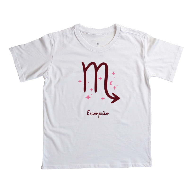 Camiseta Zodíaco Signo de Escorpião | MILAH