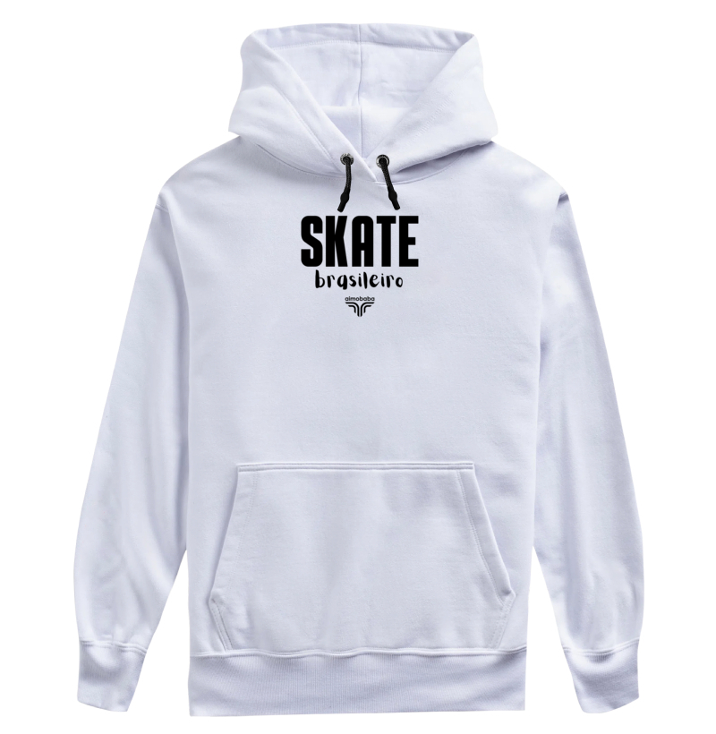 Moletom SKATE Brasileiro branco