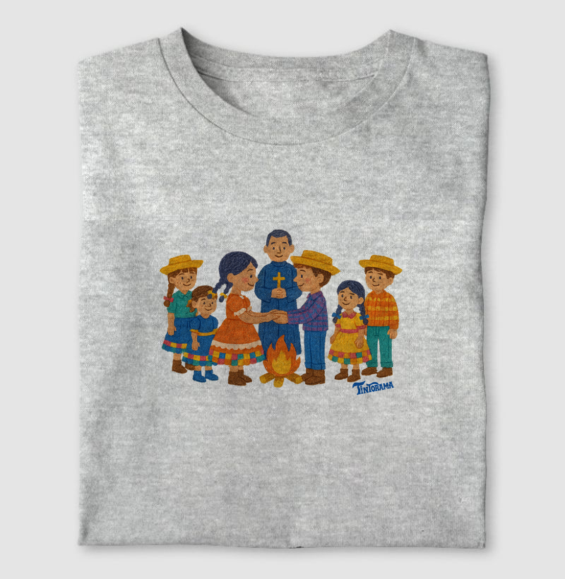 Camiseta "casamento junino"