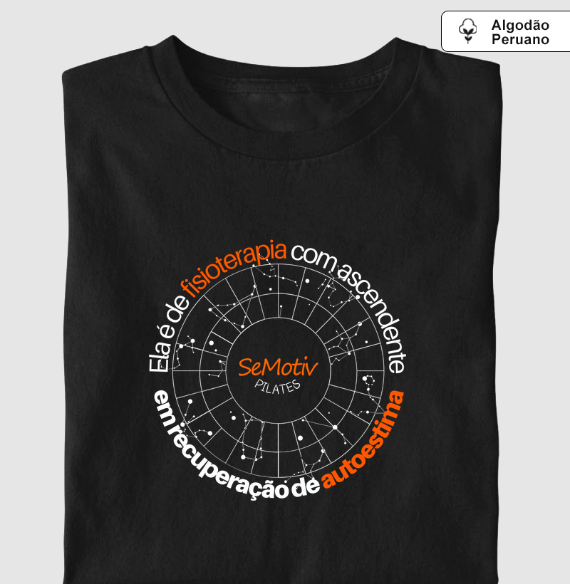 Ela é de fisioterapia com ascendente em recuperação de autoestima