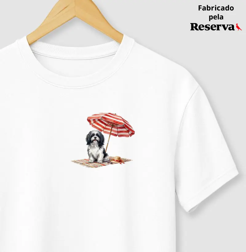 Shih Tzu Preto  - Praia