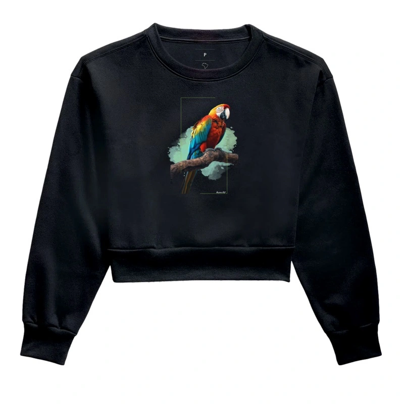 MOLETOM CROPPED ARARA