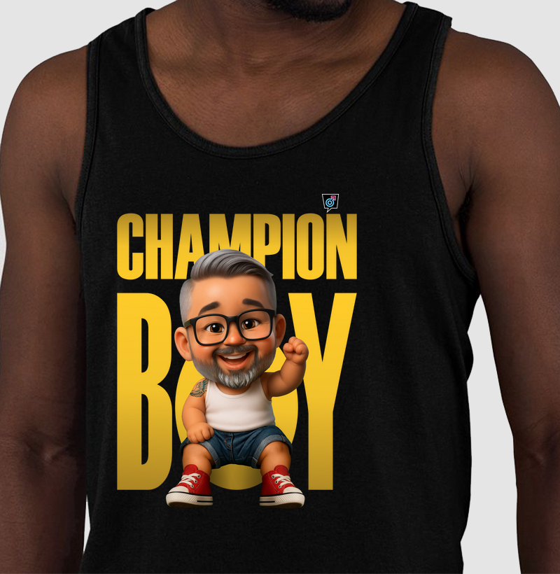 Camiseta Personalizada - BABY SERGIO - CHAMPION BOY