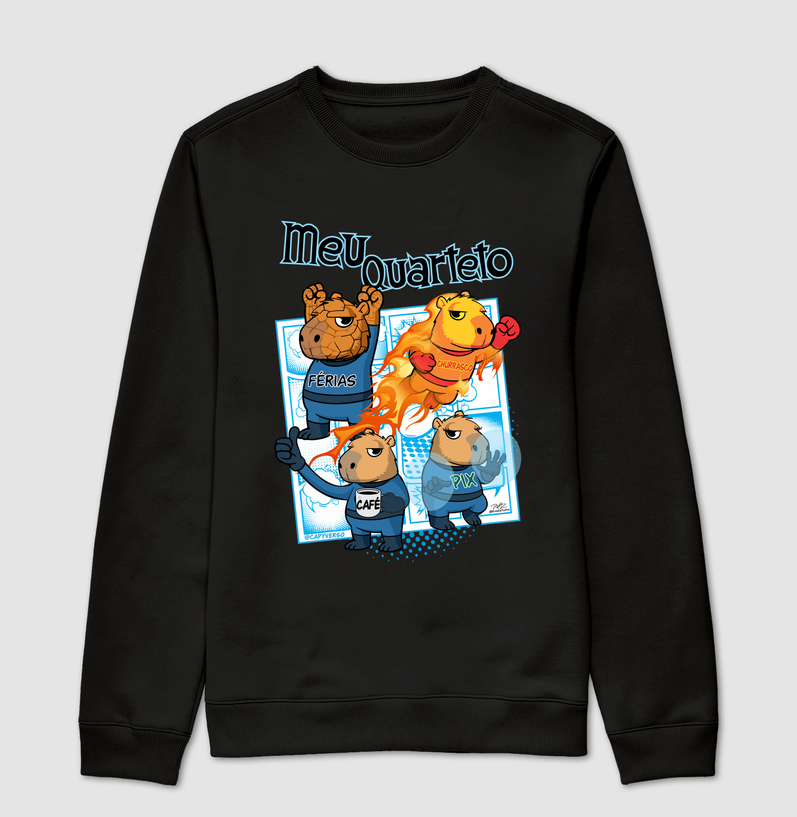 Camiseta Capivara Quarteto
