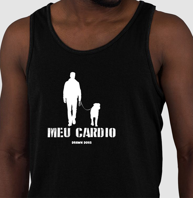 Meu cardio - homem e cachorro