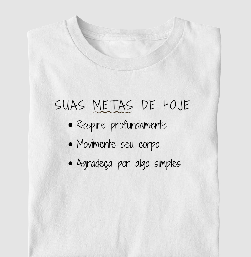 Suas Metas de Hoje