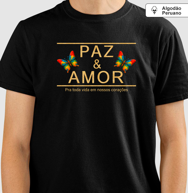 SKU 00017 - Paz & Amor (algodão peruano)