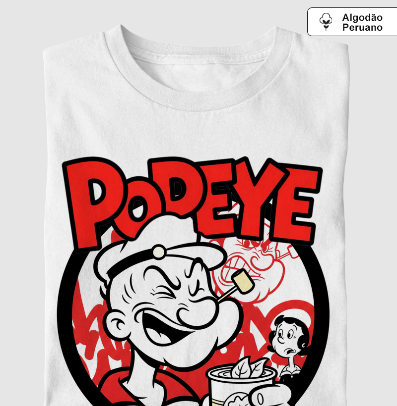 Camiseta "Popeye" - A Força do Espinafre