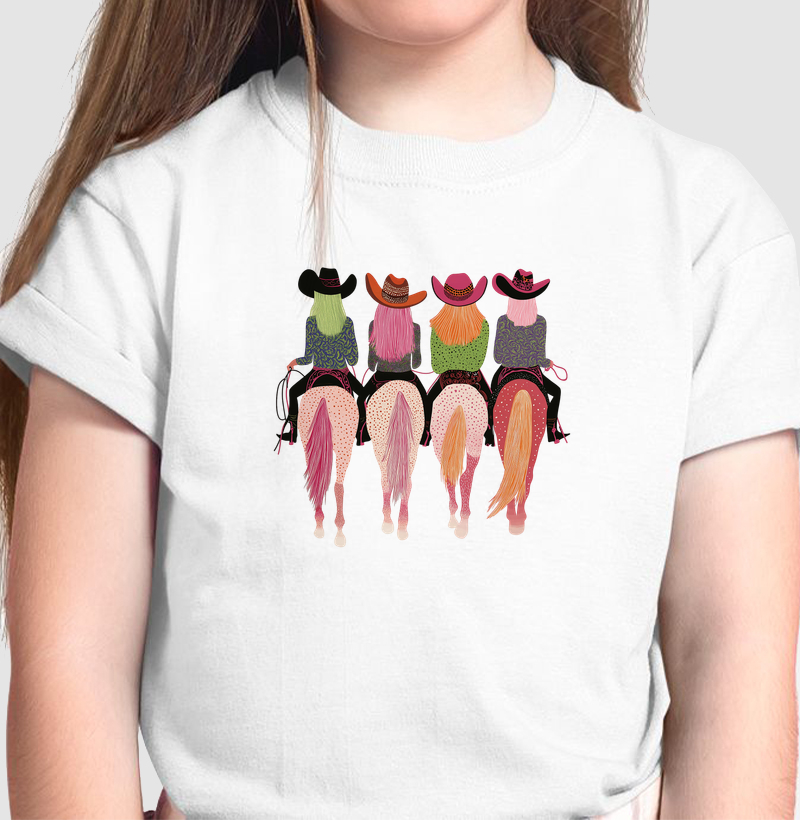 Cowgirls Camiseta Infantil Agromoda®