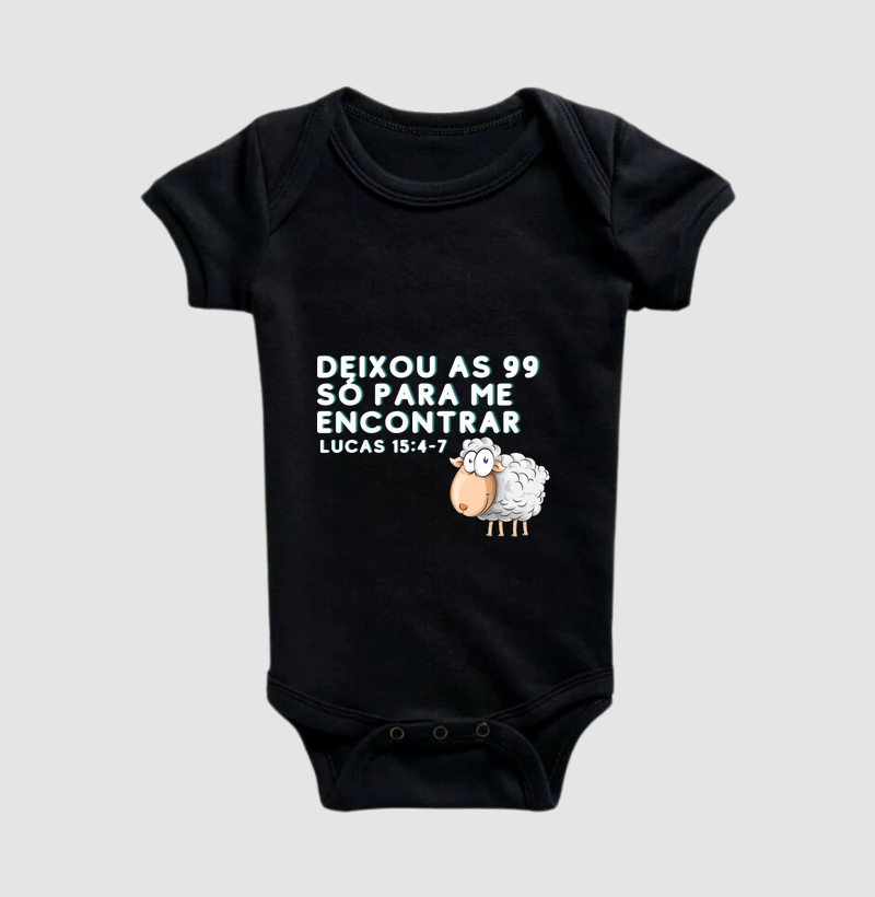 Camiseta infantil as 99 ovelhas