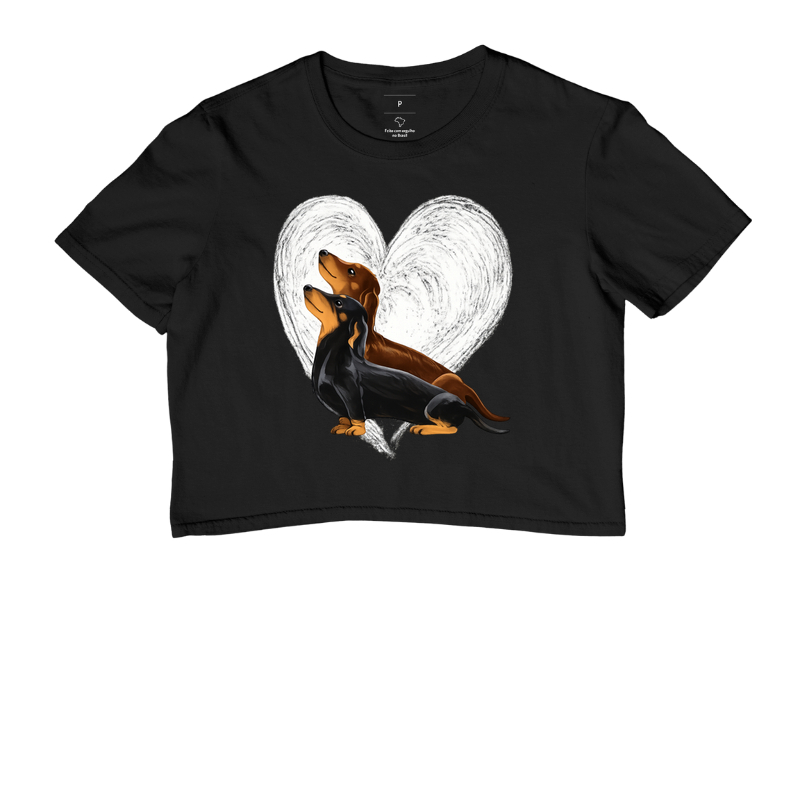 Dachshunds no coração de giz [Cropped]