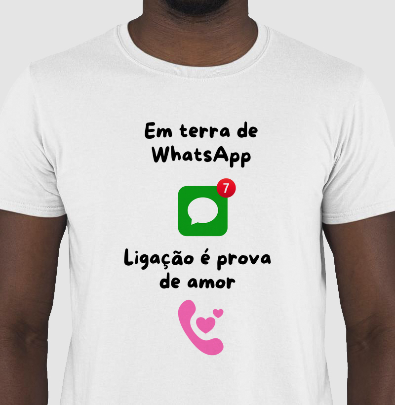 Em terra de whatsApp...